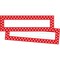 Barker Creek Red & White Dot Bulletin Board Signs/Name Plates, 36/Pack 1429 - alternate 1